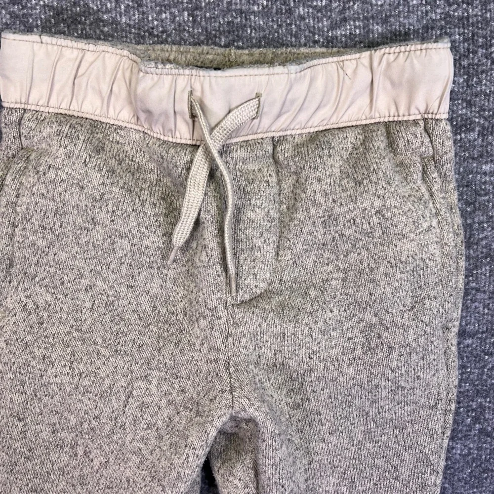 OshKosh Jogger Pants Toddler 3T Fleece Lined Casual‎ Winter Sweater Knit 19x14.5